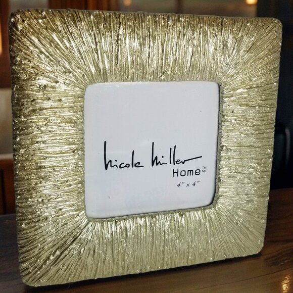 Nicole Miller Home Other - 4 X 4 Silver Photo Frame Nicole Miller Home